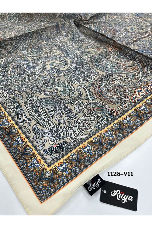 Rüya Lina Etnik Desen Soft Eşarp Kod: 1128 - V11