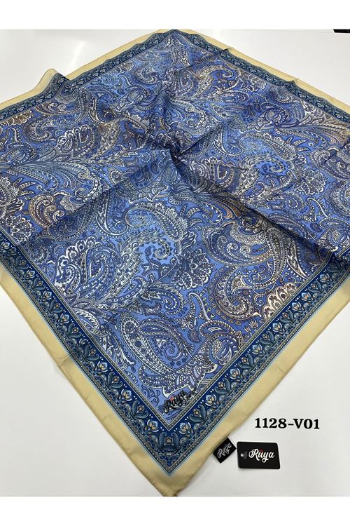 Rüya Lina Etnik Desen Soft Eşarp Kod: 1128 - V01
