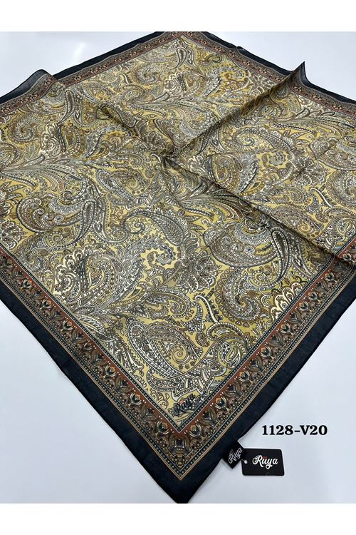 Rüya Lina Etnik Desen Soft Eşarp Kod: 1128 - V20