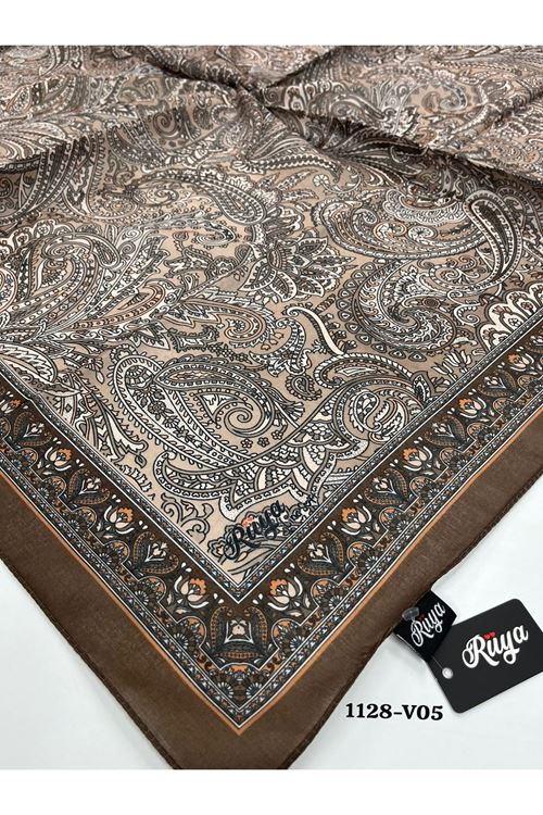 Rüya Lina Etnik Desen Soft Eşarp Kod: 1128 - V05