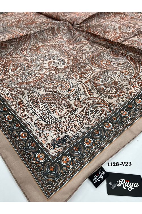 Rüya Lina Etnik Desen Soft Eşarp Kod: 1128 - V23