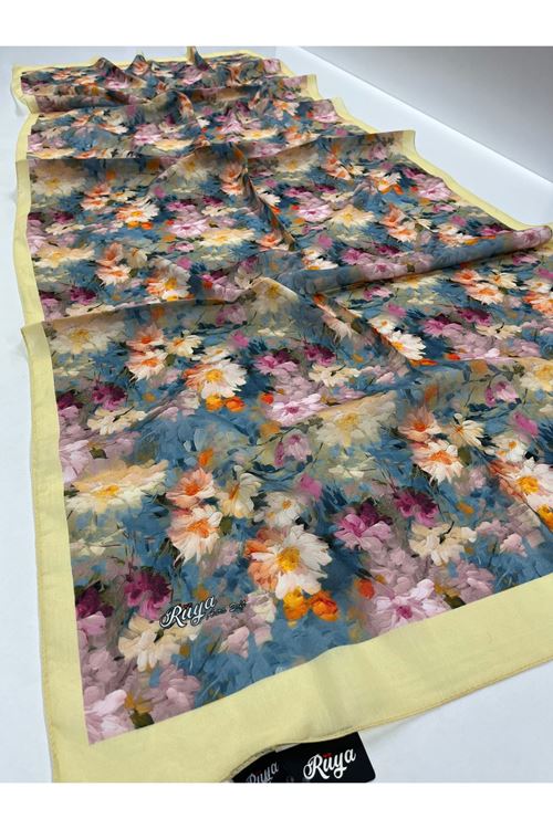  Çiçek Desen Rüya Aura Soft Şal  