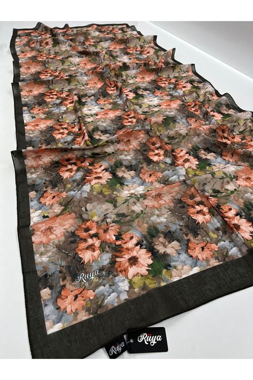  Çiçek Desen Rüya Aura Soft Şal  