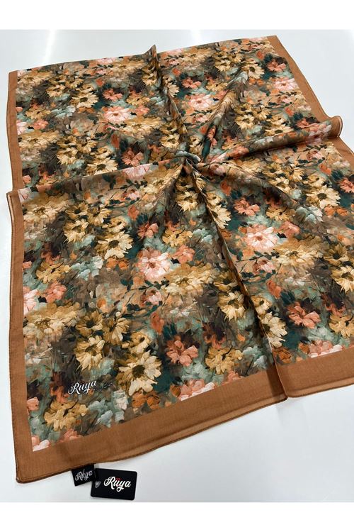  Çiçek Desen Rüya Aura Soft Şal  