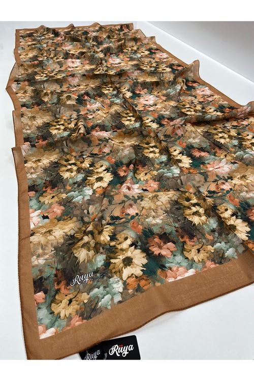  Çiçek Desen Rüya Aura Soft Şal  