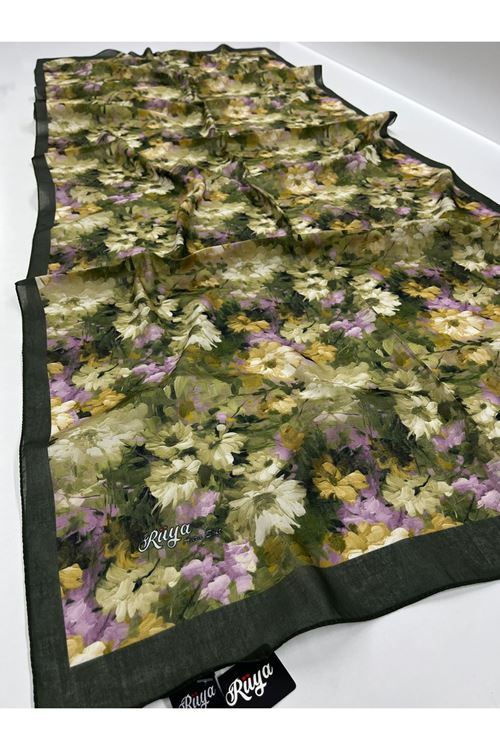  Çiçek Desen Rüya Aura Soft Şal  