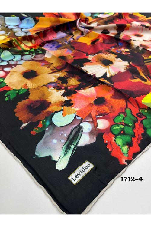 Levidor Hint İpeği Eşarp Kod: 1712 - 4