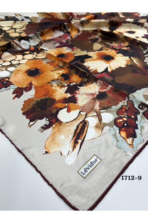 Levidor Hint İpeği Eşarp Kod: 1712 - 9