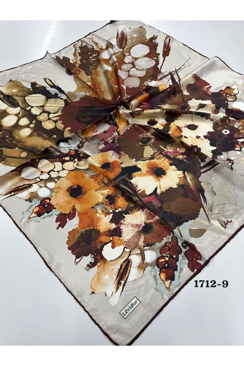 Levidor Hint İpeği Eşarp Kod: 1712 - 9