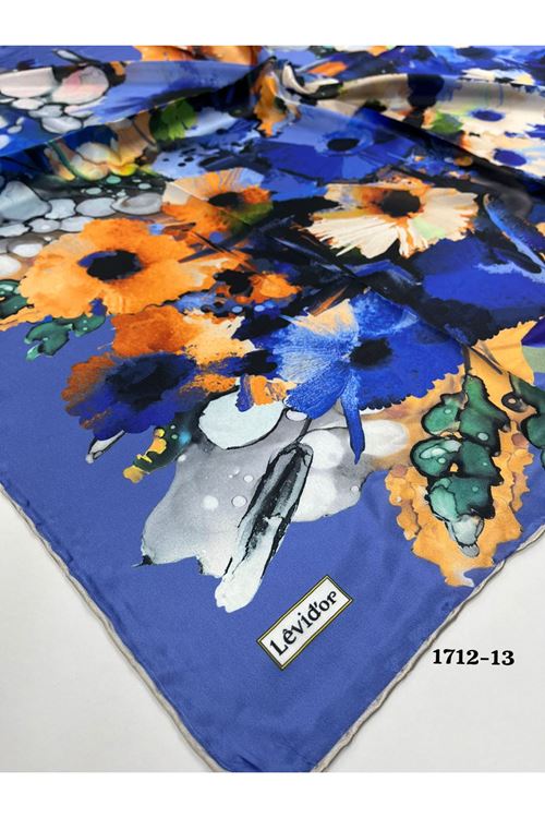 Levidor Hint İpeği Eşarp Kod: 1712 - 13