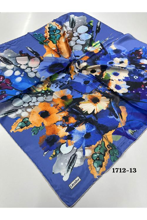 Levidor Hint İpeği Eşarp Kod: 1712 - 13