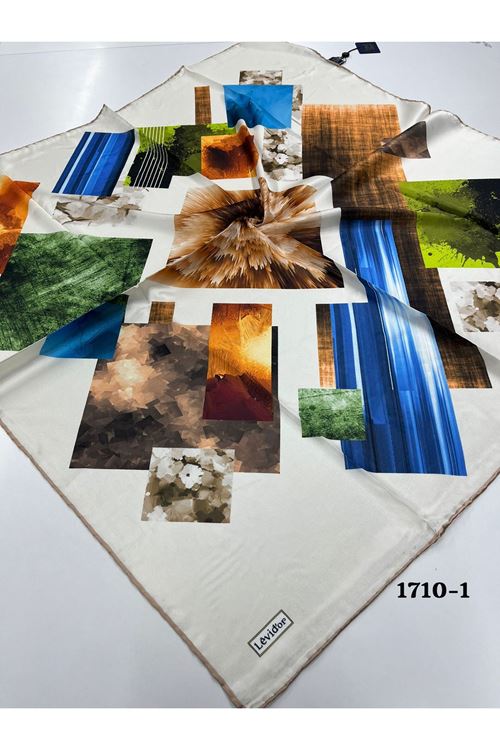 Levidor Hint İpeği Eşarp Kod: 1710 - 1