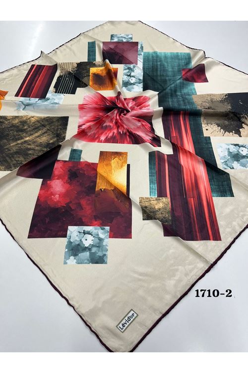 Levidor Hint İpeği Eşarp Kod: 1710 - 2