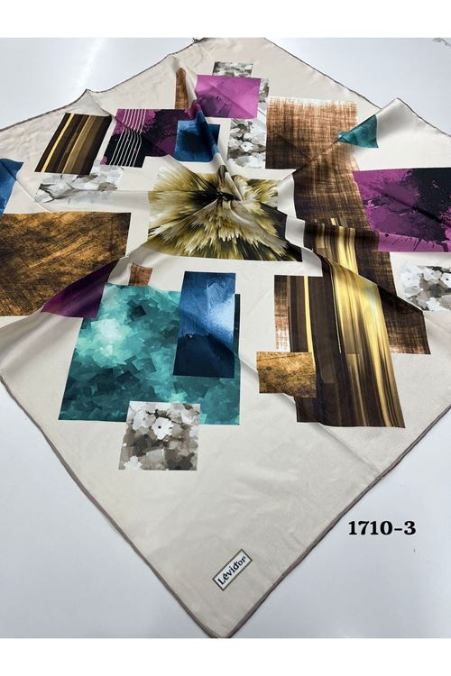 Levidor Hint İpeği Eşarp Kod: 1710 - 3