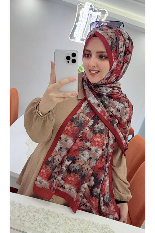  Çiçek Desen Rüya Aura Soft Şal