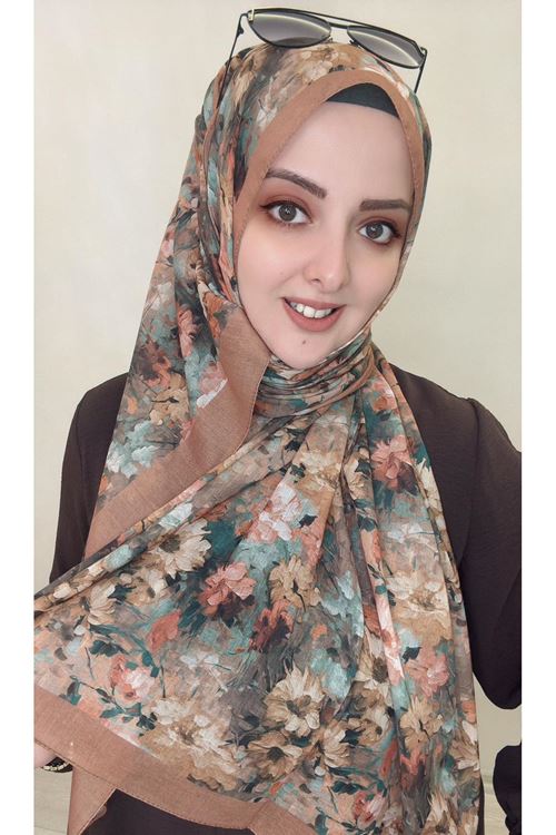  Çiçek Desen Rüya Aura Soft Şal  