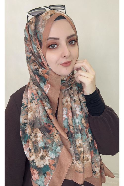  Çiçek Desen Rüya Aura Soft Şal  