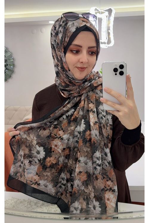  Çiçek Desen Rüya Aura Soft Şal  