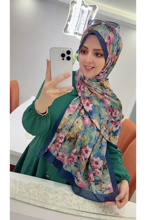  Çiçek Desen Rüya Aura Soft Şal 
