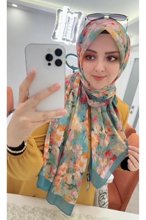 Çiçek Desen Rüya Aura Soft Şal 