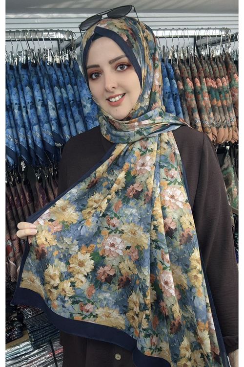  Çiçek Desen Rüya Aura Soft Şal 