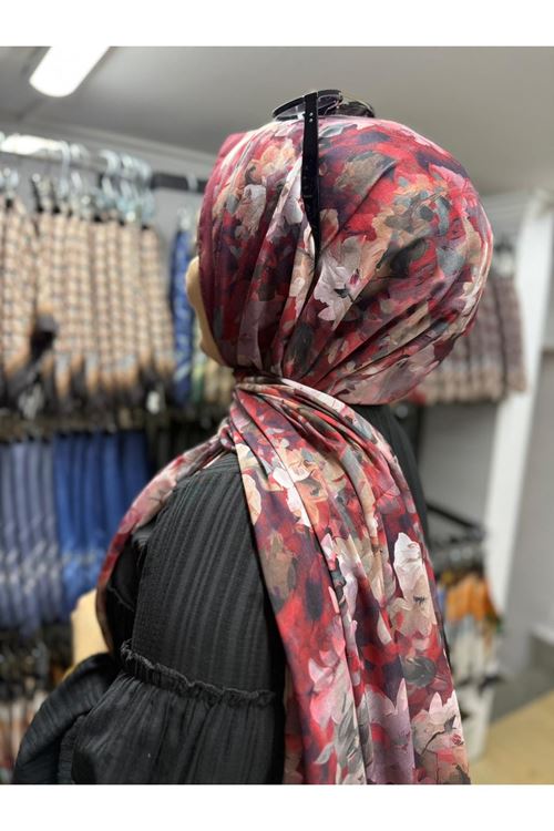 Batik Çiçek Desen Rüya Aura Soft Şal 