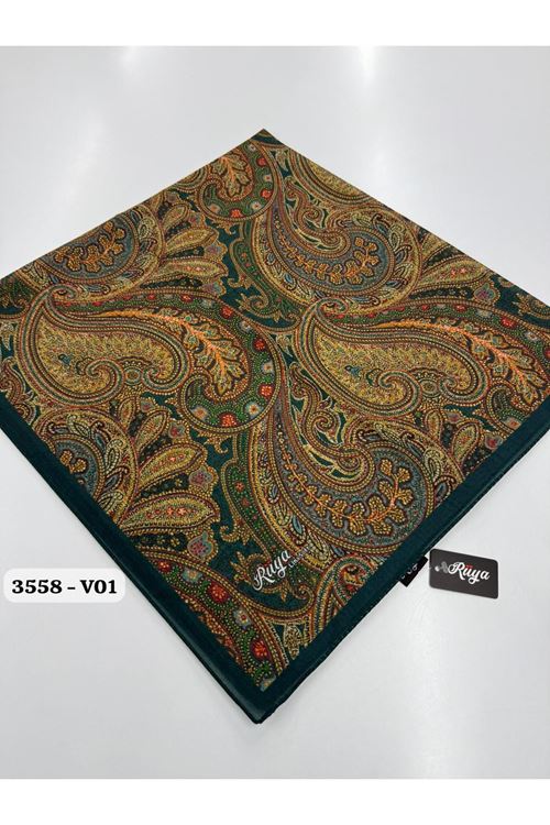Rüya Lina Etnik Desen Soft Eşarp Kod: 3558 - V01
