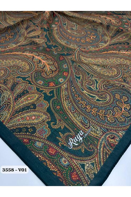 Rüya Lina Etnik Desen Soft Eşarp Kod: 3558 - V01