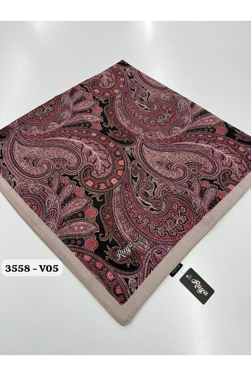 Rüya Lina Etnik Desen Soft Eşarp Kod: 3558 - V05