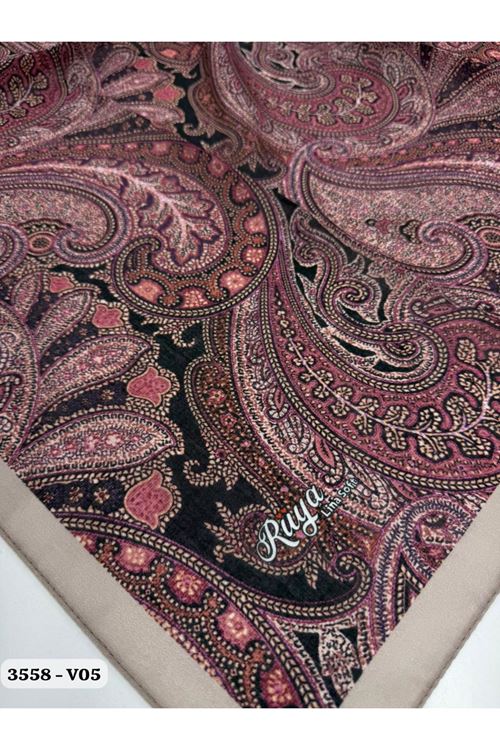 Rüya Lina Etnik Desen Soft Eşarp Kod: 3558 - V05