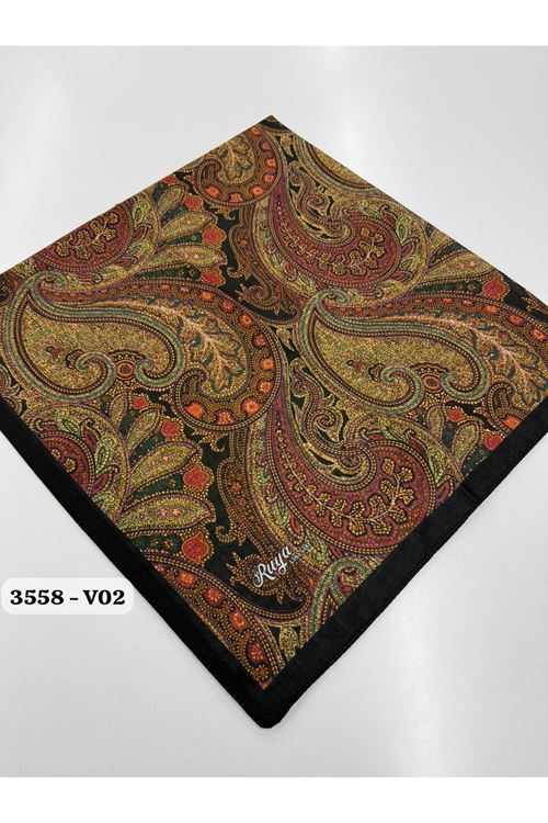 Rüya Lina Etnik Desen Soft Eşarp Kod: 3558 - V02