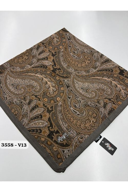Rüya Lina Etnik Desen Soft Eşarp Kod: 3558 - V13