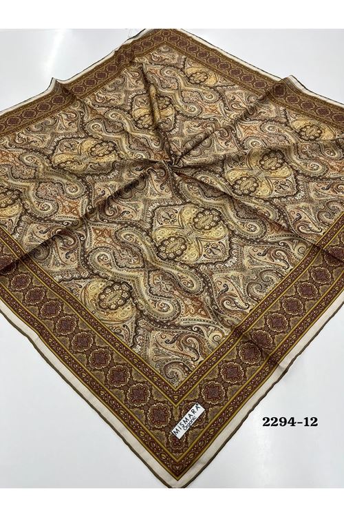 Bohem Desen Organik  Eşarp Kod: 2294 - 12