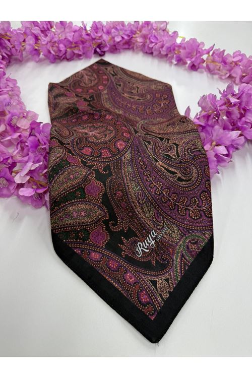 Rüya Lina Etnik Desen Soft Eşarp Kod: 3558 - V04