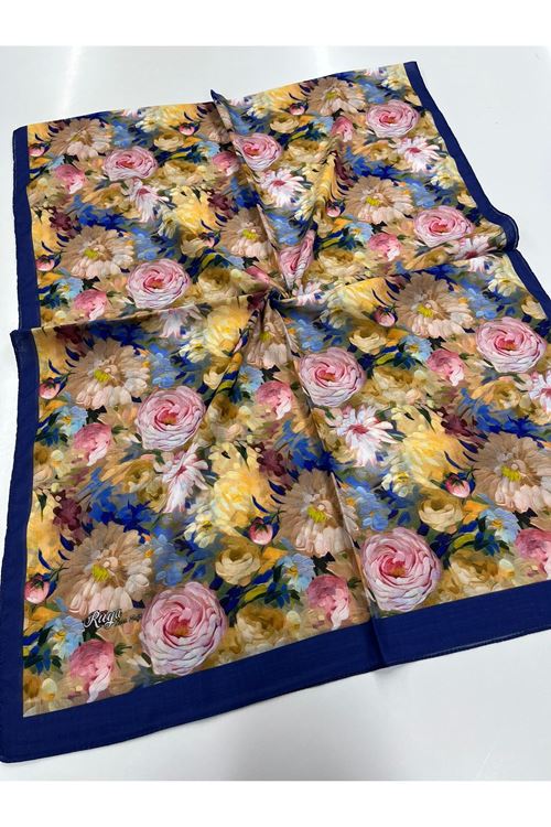 Şakayık Desen Rüya Aura Soft Şal 