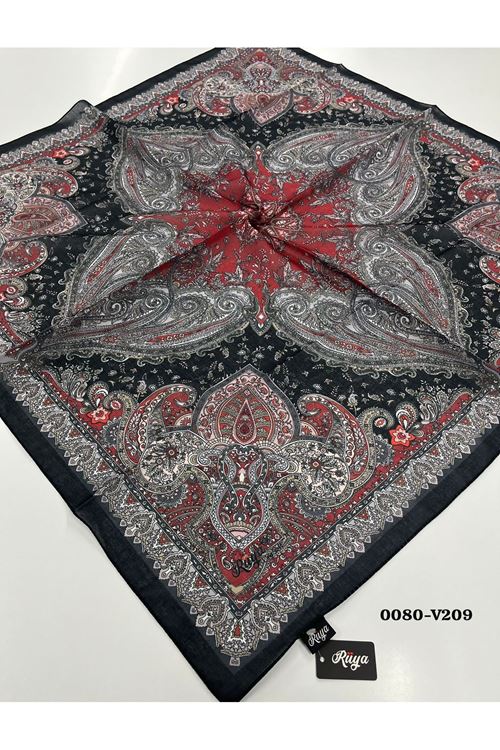 Rüya Lina Etnik Desen Soft Eşarp Kod: 0080 - V209