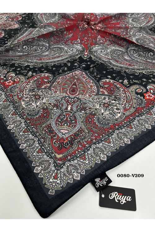 Rüya Lina Etnik Desen Soft Eşarp Kod: 0080 - V209