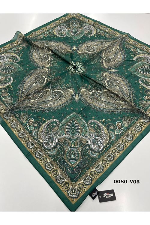 Rüya Lina Etnik Desen Soft Eşarp Kod: 0080 - V05