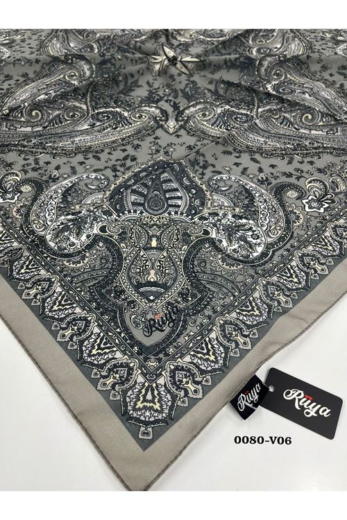 Rüya Lina Etnik Desen Soft Eşarp Kod: 0080 - V06