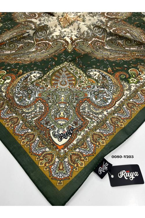 Rüya Lina Etnik Desen Soft Eşarp Kod: 0080 - V203