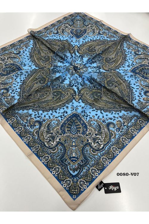 Rüya Lina Etnik Desen Soft Eşarp Kod: 0080 - V07