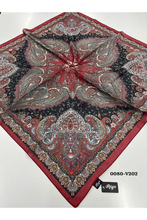 Rüya Lina Etnik Desen Soft Eşarp Kod: 0080 - V202
