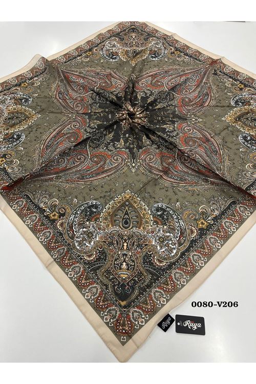 Rüya Lina Etnik Desen Soft Eşarp Kod: 0080 - V206