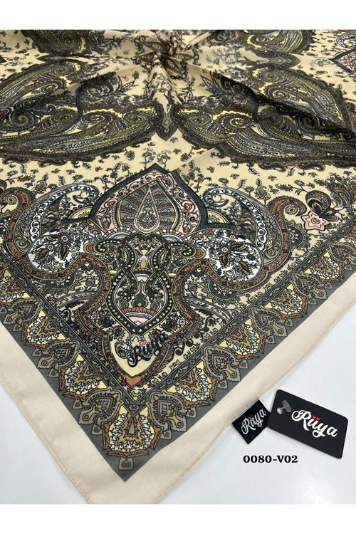 Rüya Lina Etnik Desen Soft Eşarp Kod: 0080 - V02