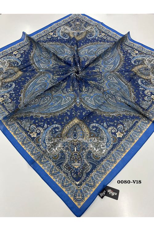 Rüya Lina Etnik Desen Soft Eşarp Kod: 0080 - V18