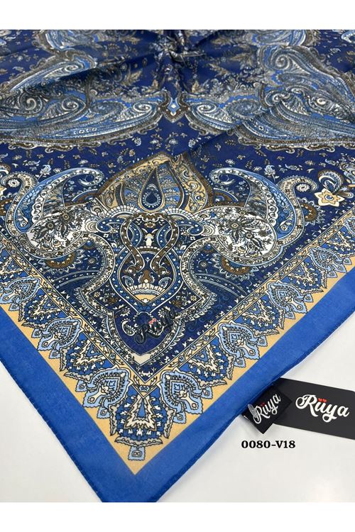 Rüya Lina Etnik Desen Soft Eşarp Kod: 0080 - V18
