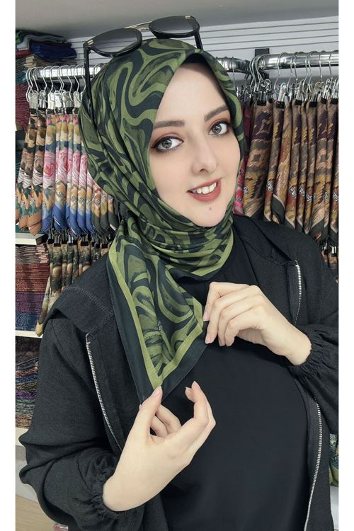 Rüya Lina Suyolu Desen Soft Eşarp Kod : 4218 