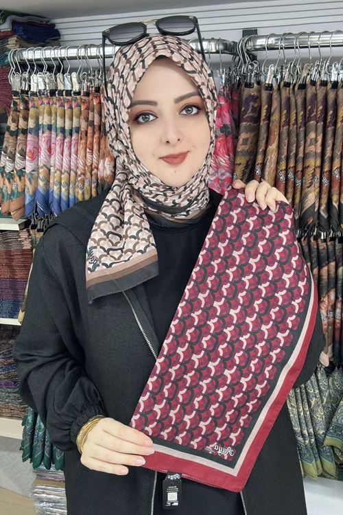 Rüya Lina Döngü Desen Soft Eşarp 