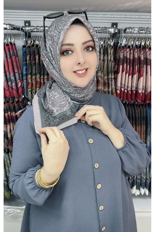 Rüya Lina Etnik Desen Soft Eşarp Kod: 1128 