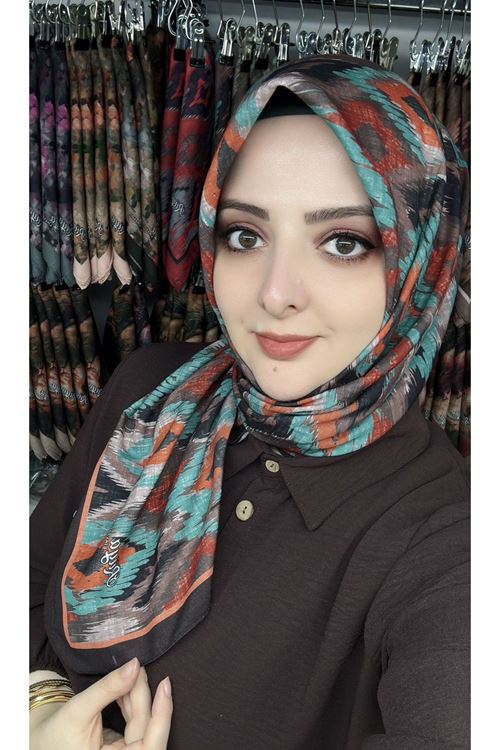 Rüya Lina Retro Desen Soft Eşarp   